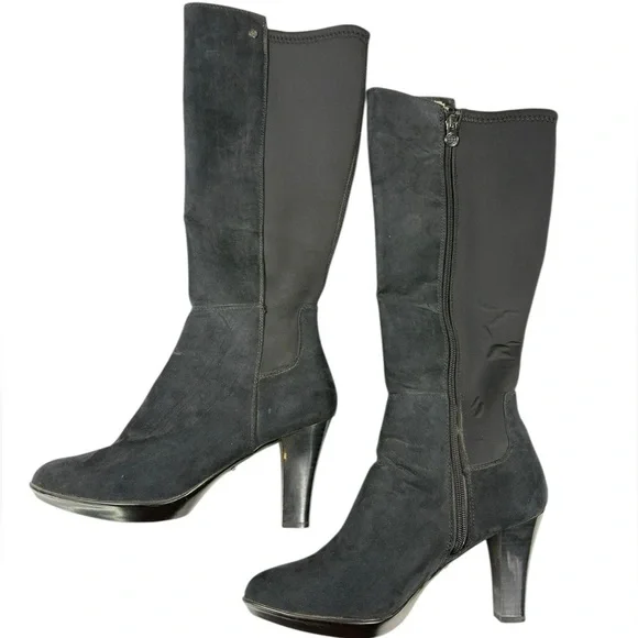 Dana Buchman Women’s Black Cone Heel Knee High Boots | Size 8.5M - Picture 6 of 16